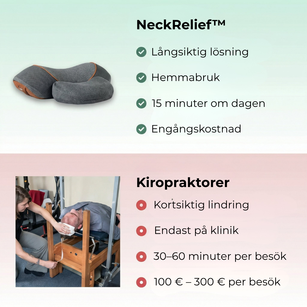 NeckRelief™ | Bli fri från nacksmärta på bara 15 minuter om dagen – utan medicin