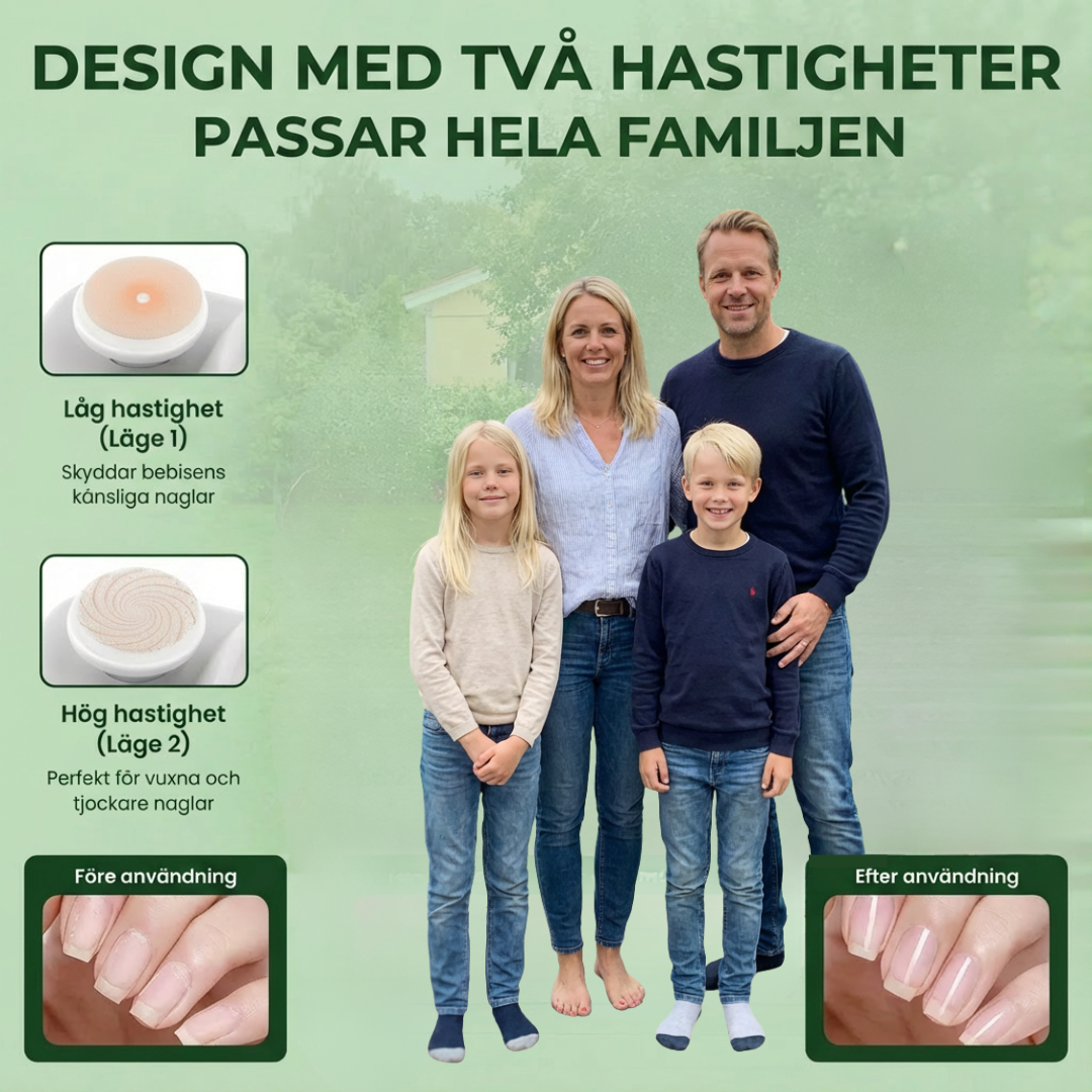 NailEase™ | 2-i-1 Pro Nagelklippare & Polerare