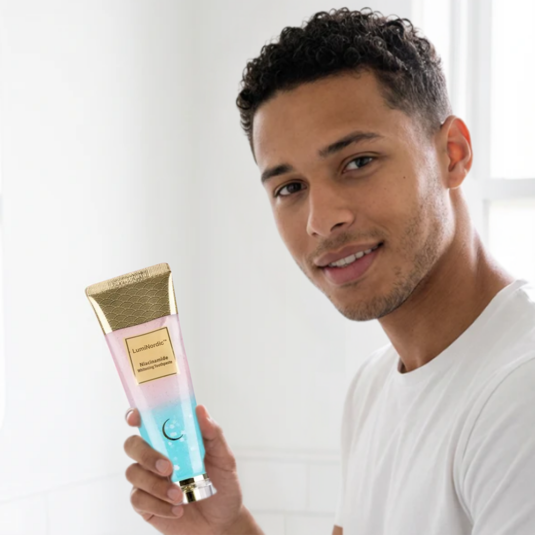 LumiNordic™ | Få ditt strålande leende på bara dagar – utan starka kemikalier!