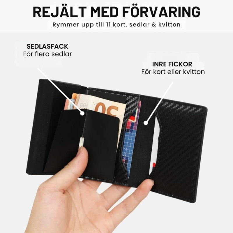 SafeCard Wallet™ | Plånbok | Slim & minimalistisk