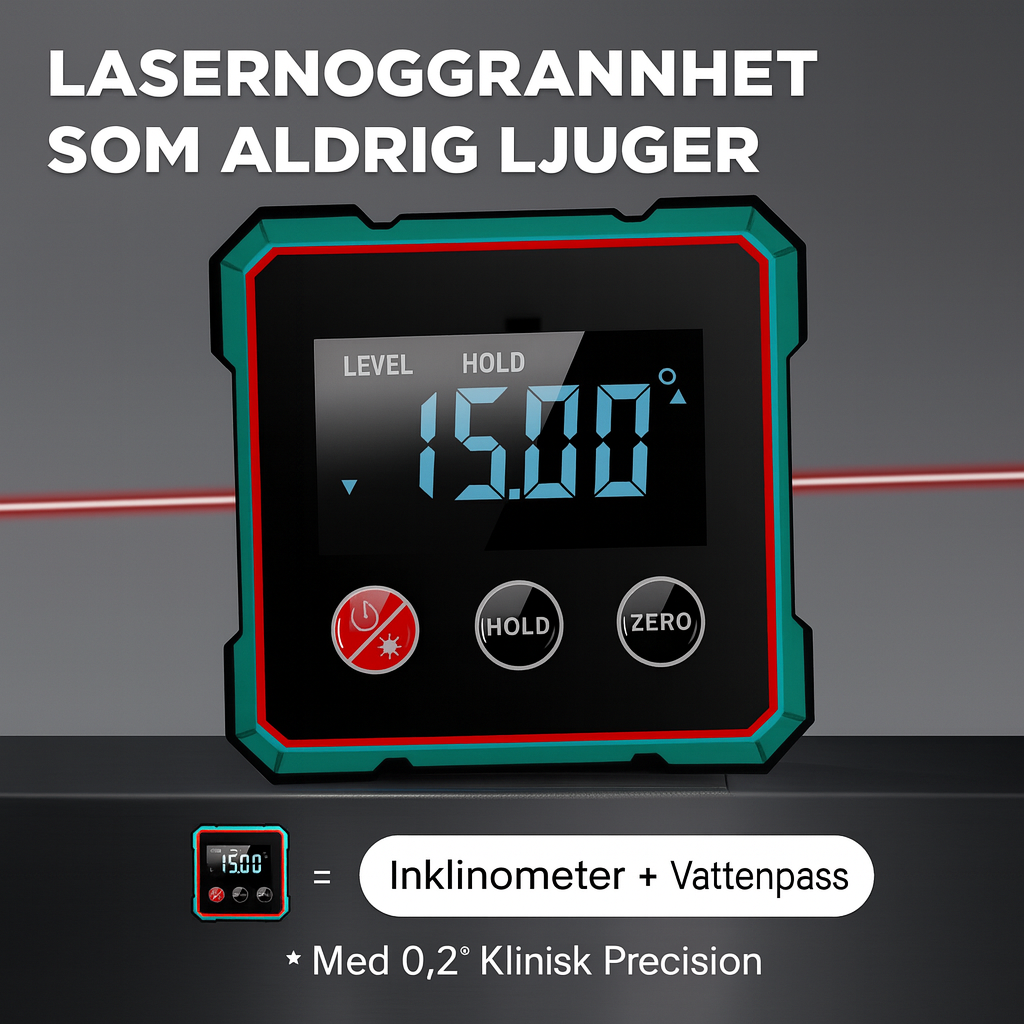 ProLine™ 2-i-1 Laser Level | Professionell noggrannhet i fickformat