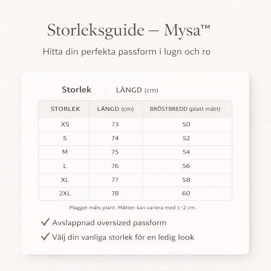 Mysa™ Oversized stickad tröja för kalla dagar hemma och på jobbet
