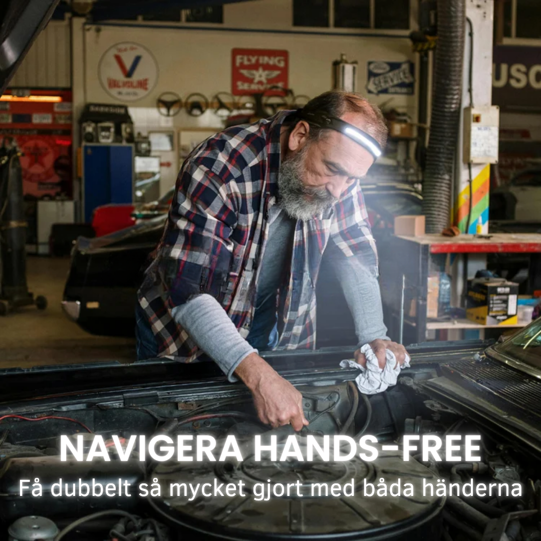 NordLight™ | Pannlampa | 230° LED för maximal sikt