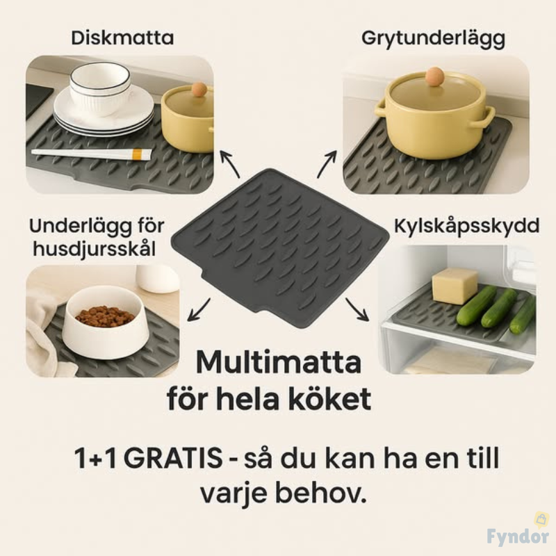 Fyndor™ | Silikon Köksmatta
