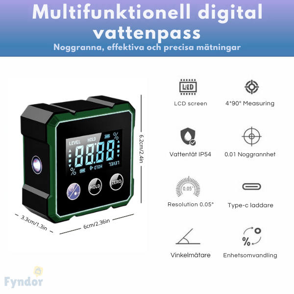 ProLine™ 2-i-1 Laser Level | Professionell noggrannhet i fickformat