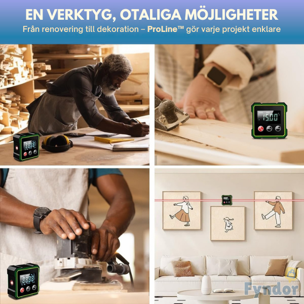 ProLine™ 2-i-1 Laser Level | Professionell noggrannhet i fickformat