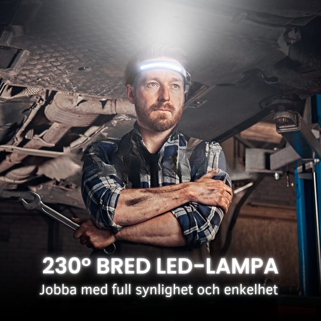 NordLight™ | Pannlampa | 230° LED för maximal sikt