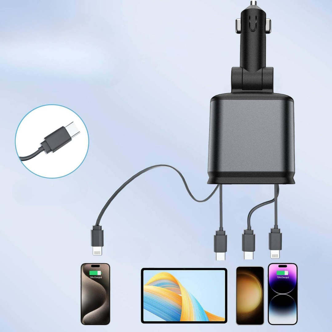 NovaCharge 120W | Supersnabb 4-i-1-laddare med RGB LED-stjärnhimmel