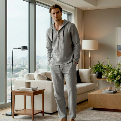 NordicComfort™ Set | Ledig stil utan kompromisser – upptäck det perfekta 2-delade setet för män