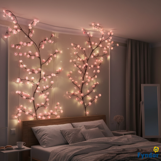 Fyndor™ LED Körsbärsblomma Ljusslinga