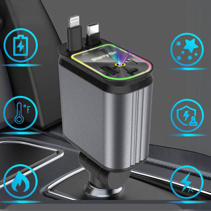 NovaCharge 120W | Supersnabb 4-i-1-laddare med RGB LED-stjärnhimmel