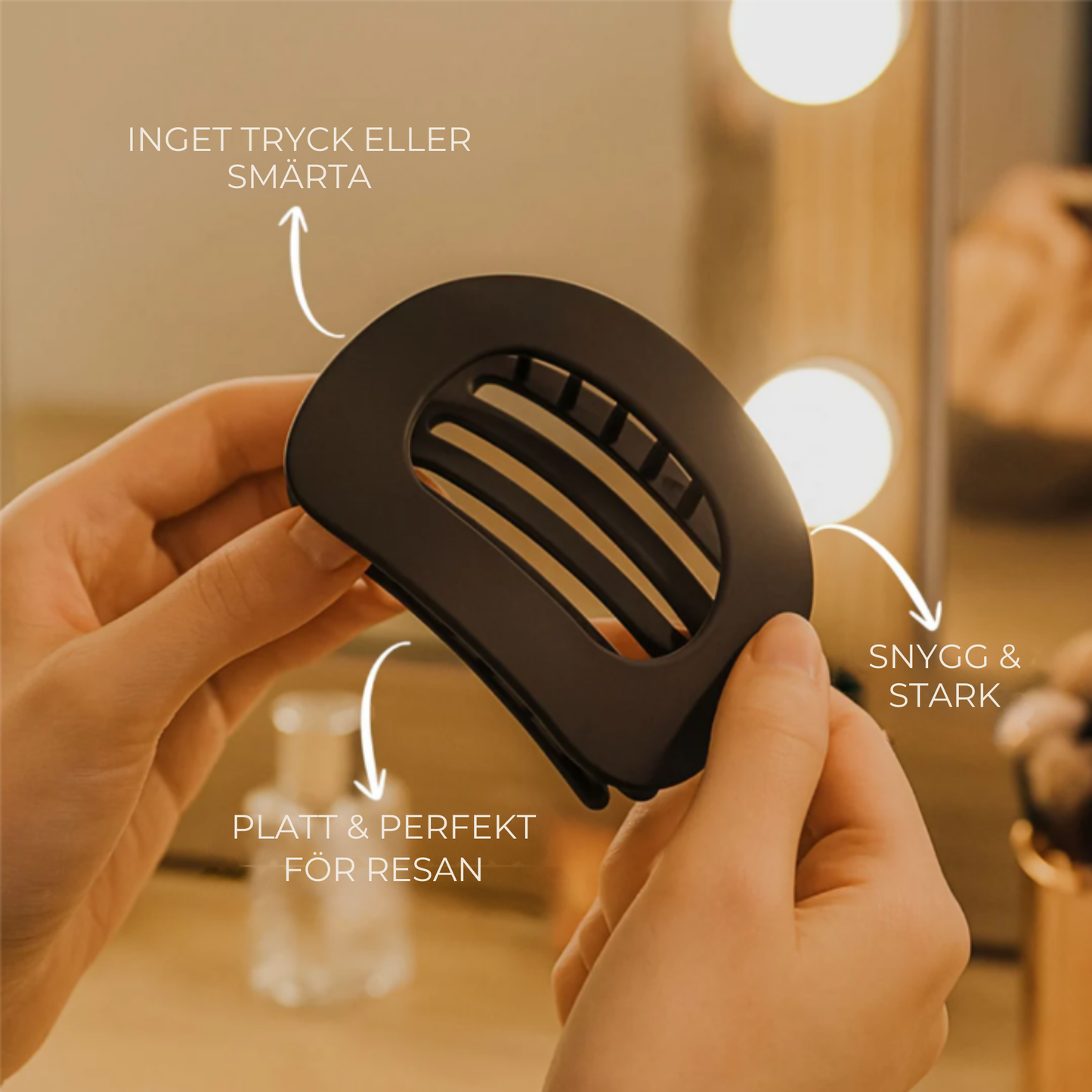 SilkHold™  Platt hårklämma | Komfort Möter Stil