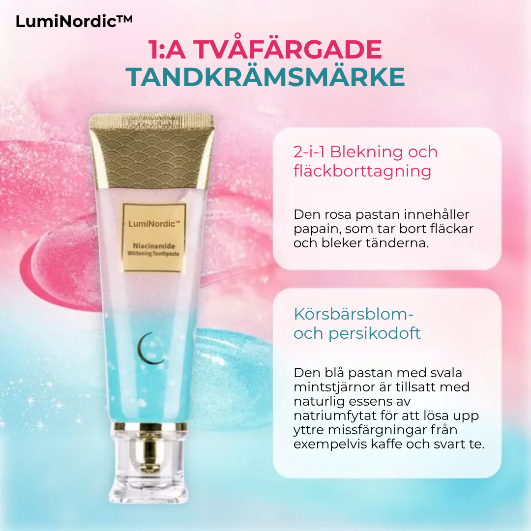 LumiNordic™ | Få ditt strålande leende på bara dagar – utan starka kemikalier!