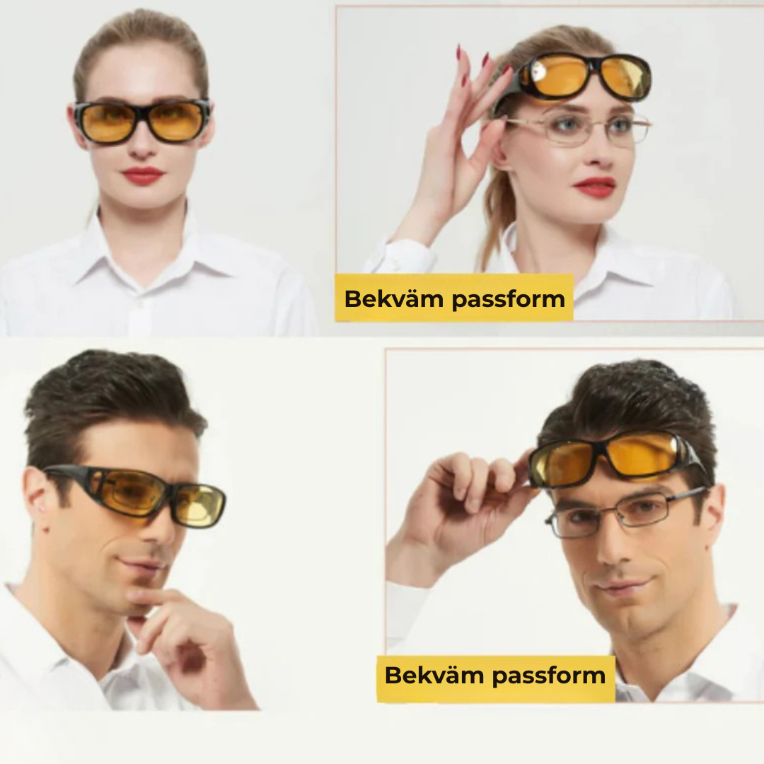 NattSikt™ Körglasögon – se vägen tydligare i mörkret