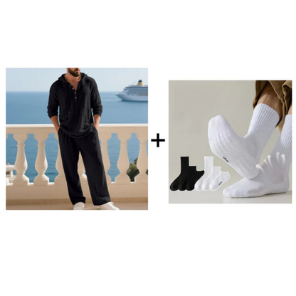 NordicComfort™ Set | Ledig stil utan kompromisser – upptäck det perfekta 2-delade setet för män