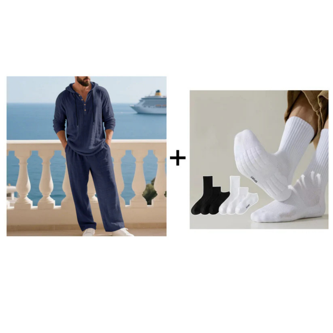 NordicComfort™ Set | Ledig stil utan kompromisser – upptäck det perfekta 2-delade setet för män