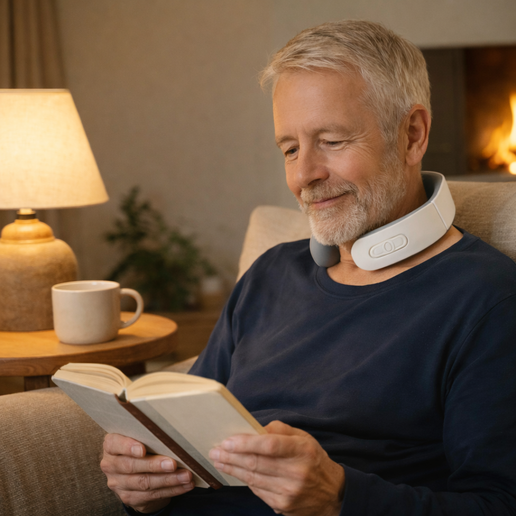 NackLugn™ 3-i-1 Nackavslappnare | Skön lindring för stel och trött nacke