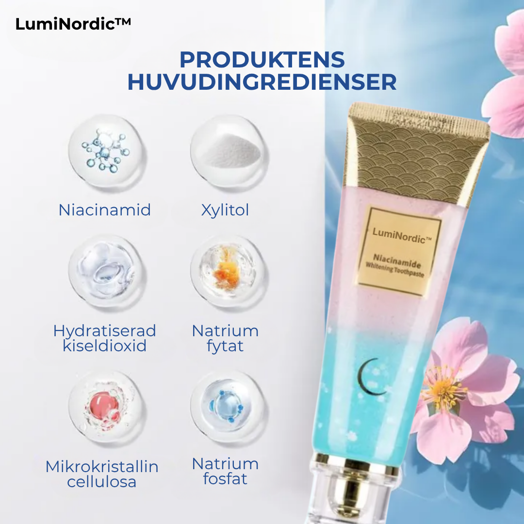 LumiNordic™ | Få ditt strålande leende på bara dagar – utan starka kemikalier!