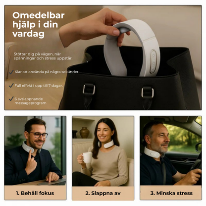 NackLugn™ 3-i-1 Nackavslappnare