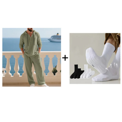 NordicComfort™ Set | Ledig stil utan kompromisser – upptäck det perfekta 2-delade setet för män