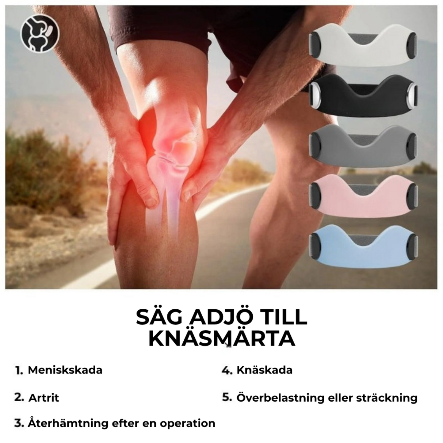 GOUNOD StegLätt™ Knästöd