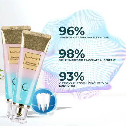 LumiNordic™ | Få ditt strålande leende på bara dagar – utan starka kemikalier!