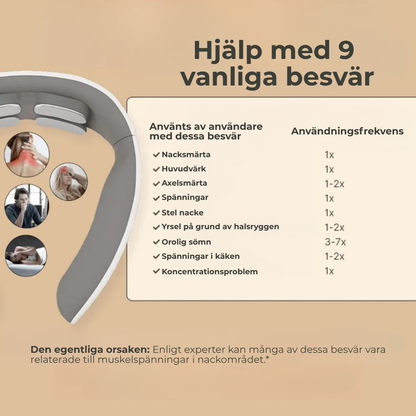 NackLugn™ 3-i-1 Nackavslappnare