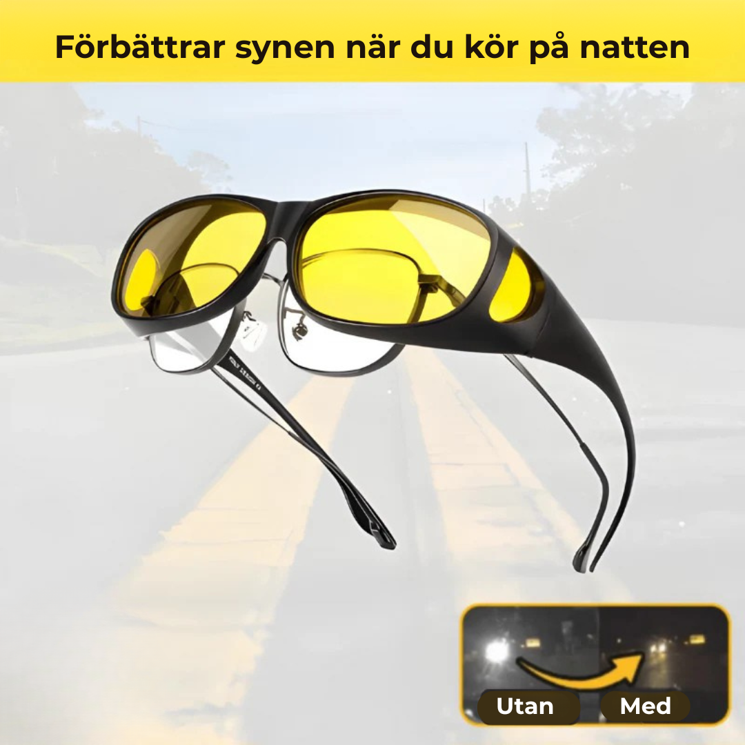 NattSikt™ Körglasögon – se vägen tydligare i mörkret