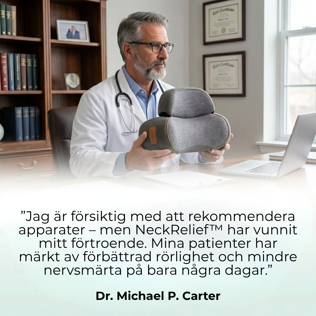 NeckRelief™ | Bli fri från nacksmärta på bara 15 minuter om dagen – utan medicin