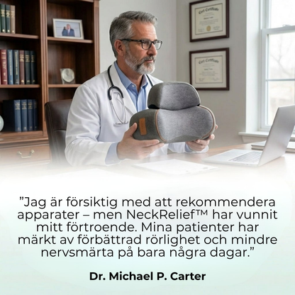 NeckRelief™ | Bli fri från nacksmärta på bara 15 minuter om dagen – utan medicin