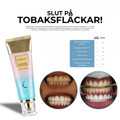 LumiNordic™ | Få ditt strålande leende på bara dagar – utan starka kemikalier!