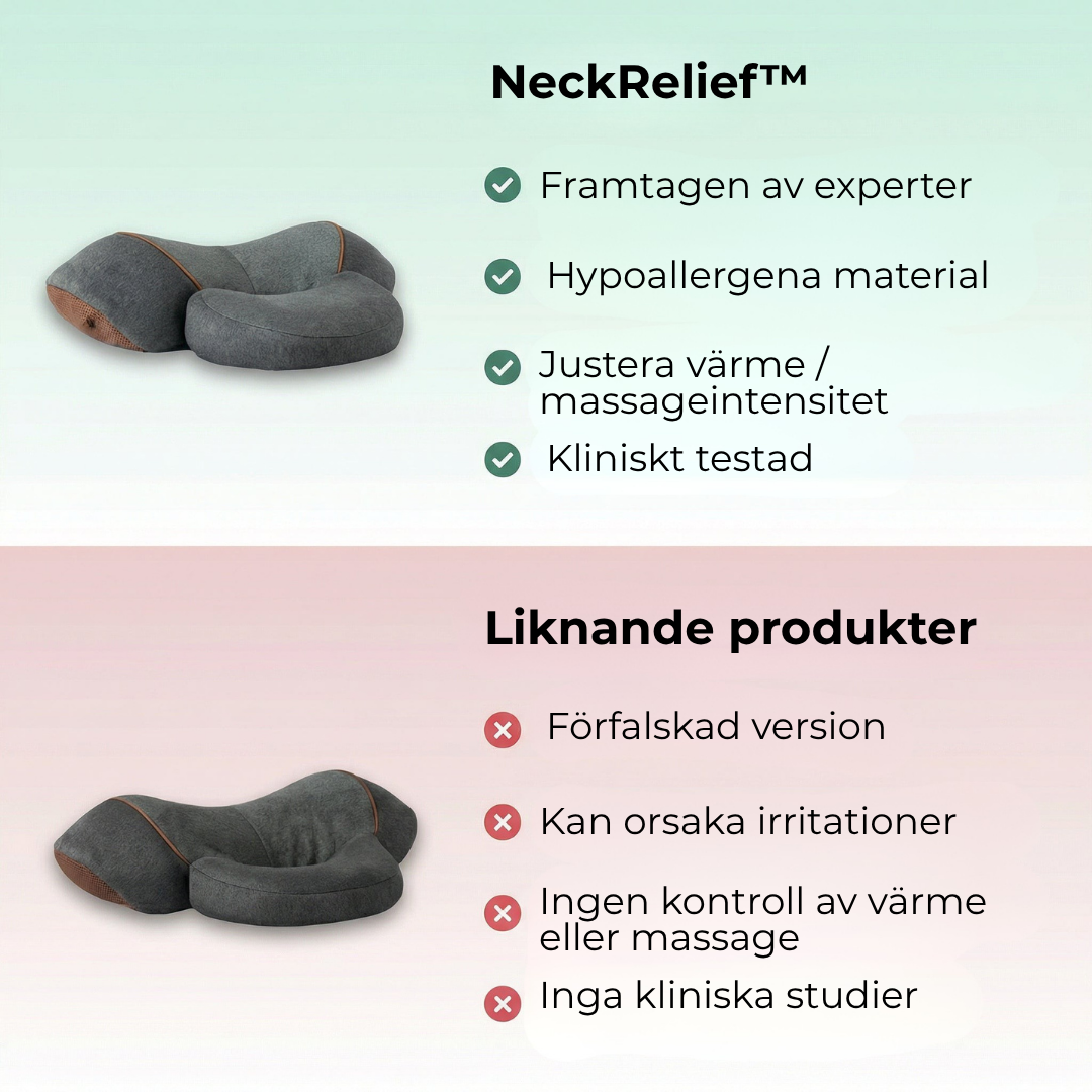 NeckRelief™ | Bli fri från nacksmärta på bara 15 minuter om dagen – utan medicin