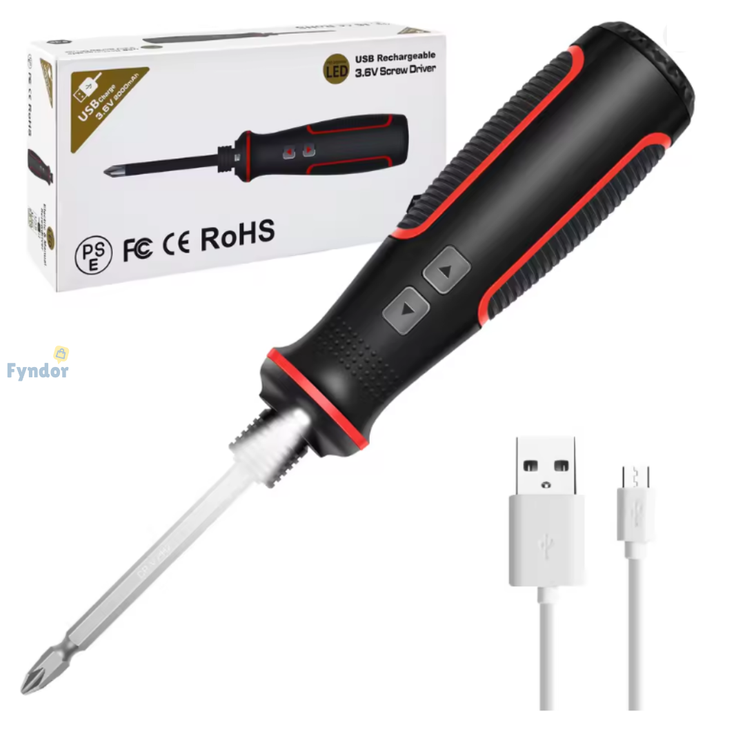 GripGo™ | Elektrisk 2-i-1-skruvmejsel för snabbare resultat