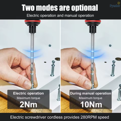 GripGo™ | Elektrisk 2-i-1-skruvmejsel för snabbare resultat