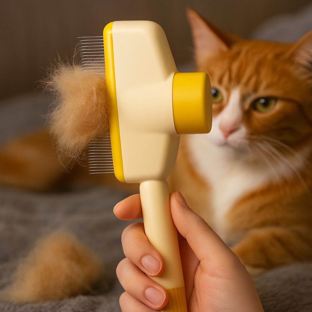 PurrBrush™ | Stoppa hårstrån – håll hemmet rent