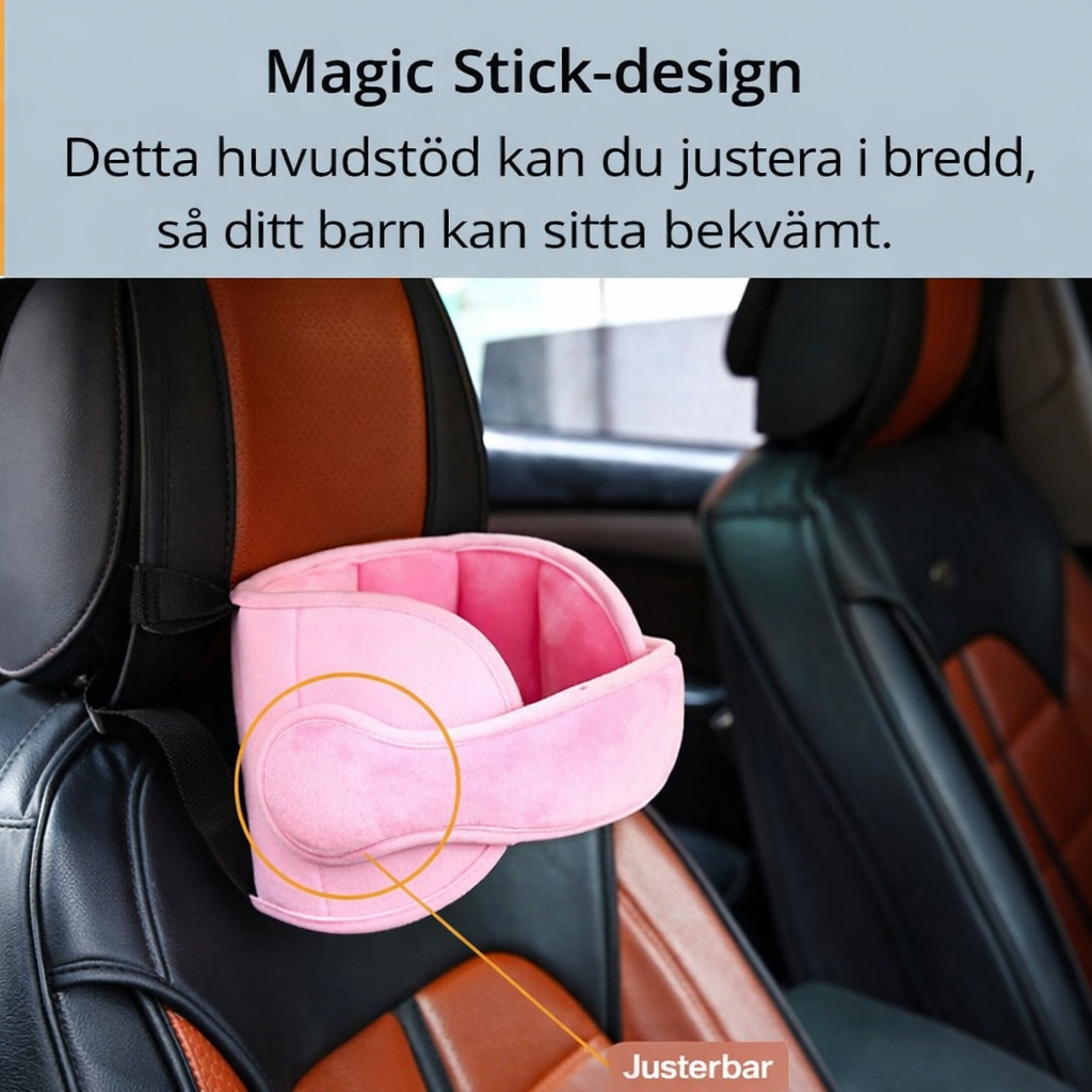 Barnhuvudstöd för Bilstol