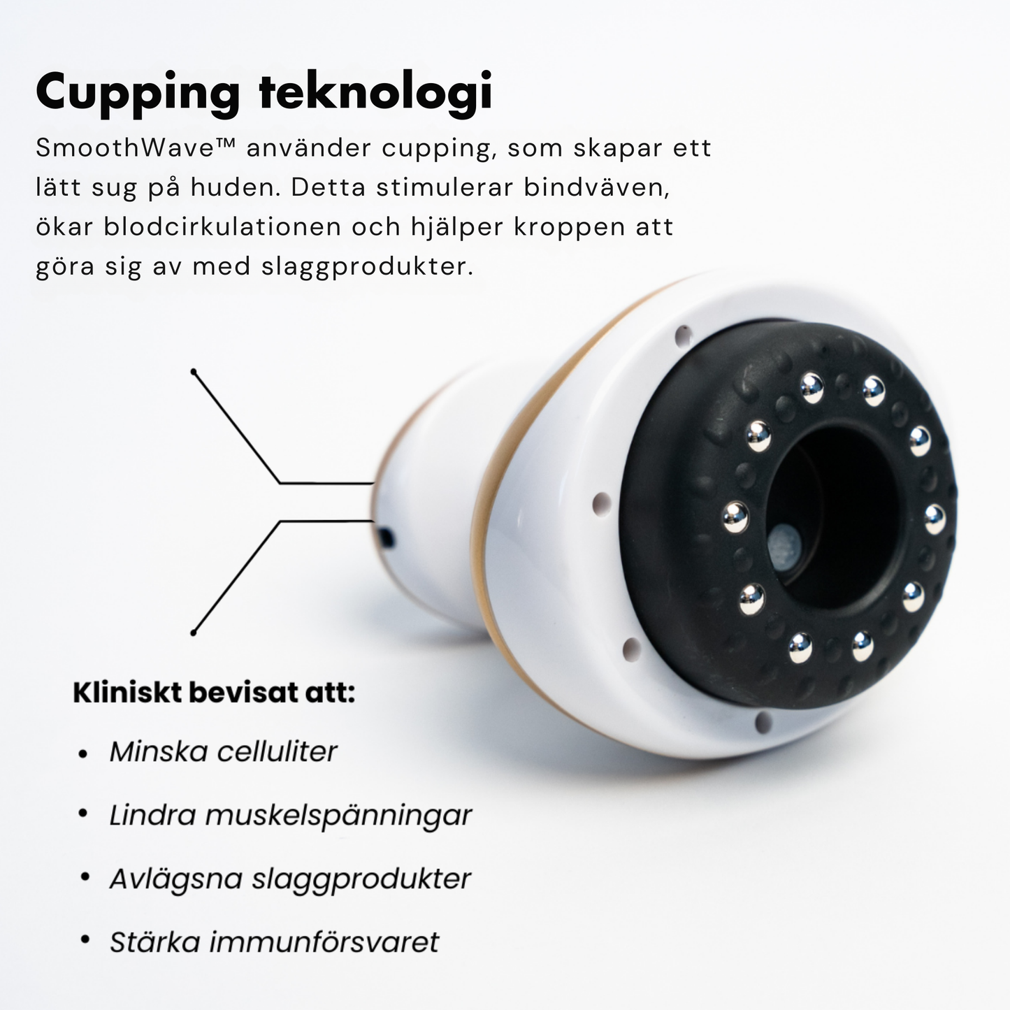SmoothWave™ – Djupgående massage & värme för mjukare hud