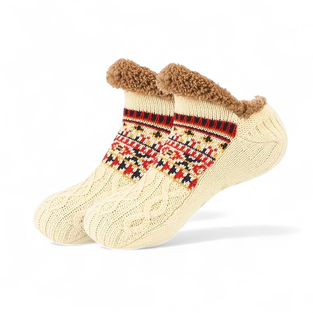 Fyndor™ | Nordiska Mysstickade Sockor