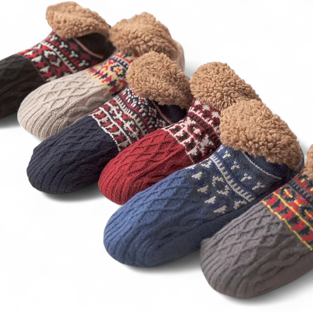 Fyndor™ | Nordiska Mysstickade Sockor