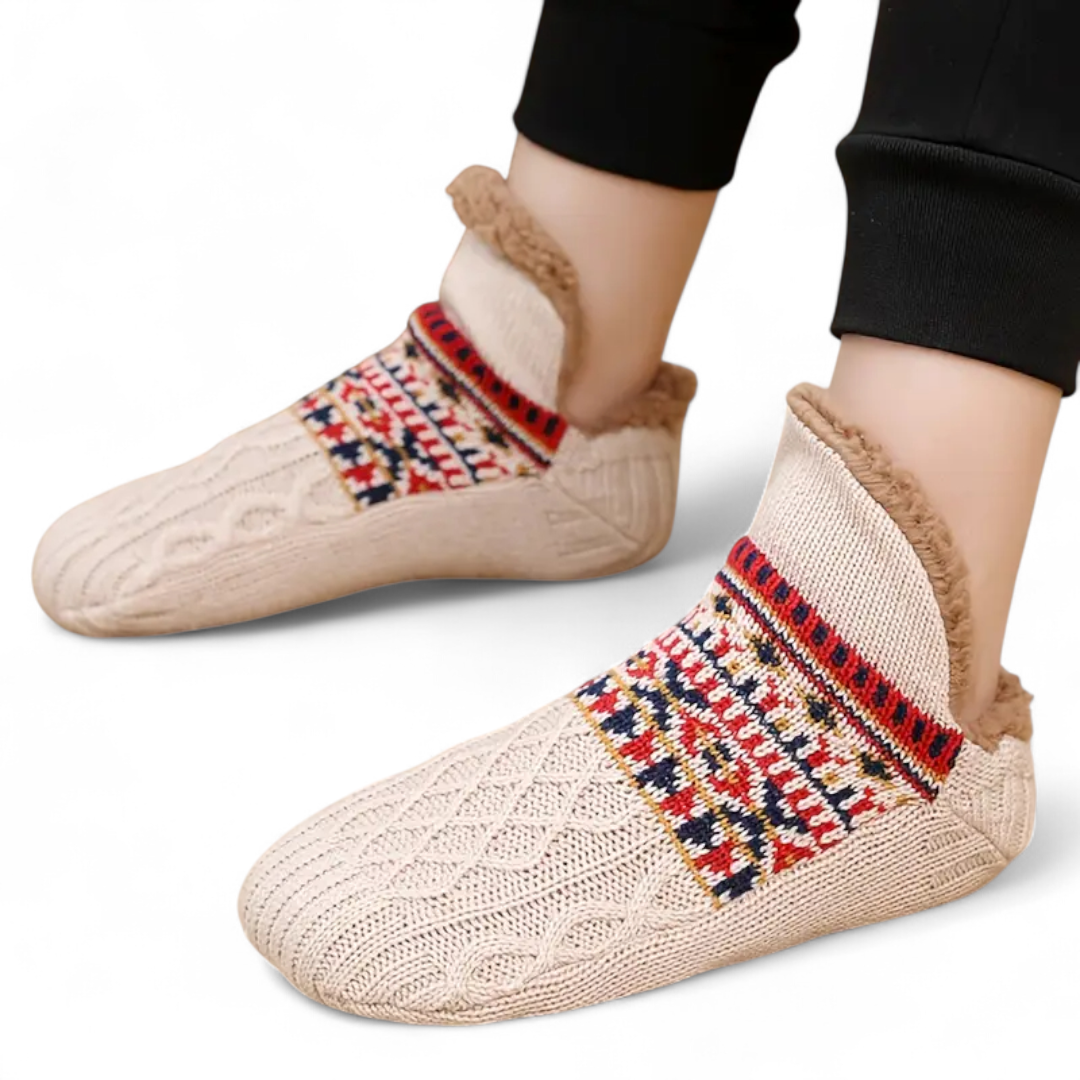 Fyndor™ | Nordiska Mysstickade Sockor