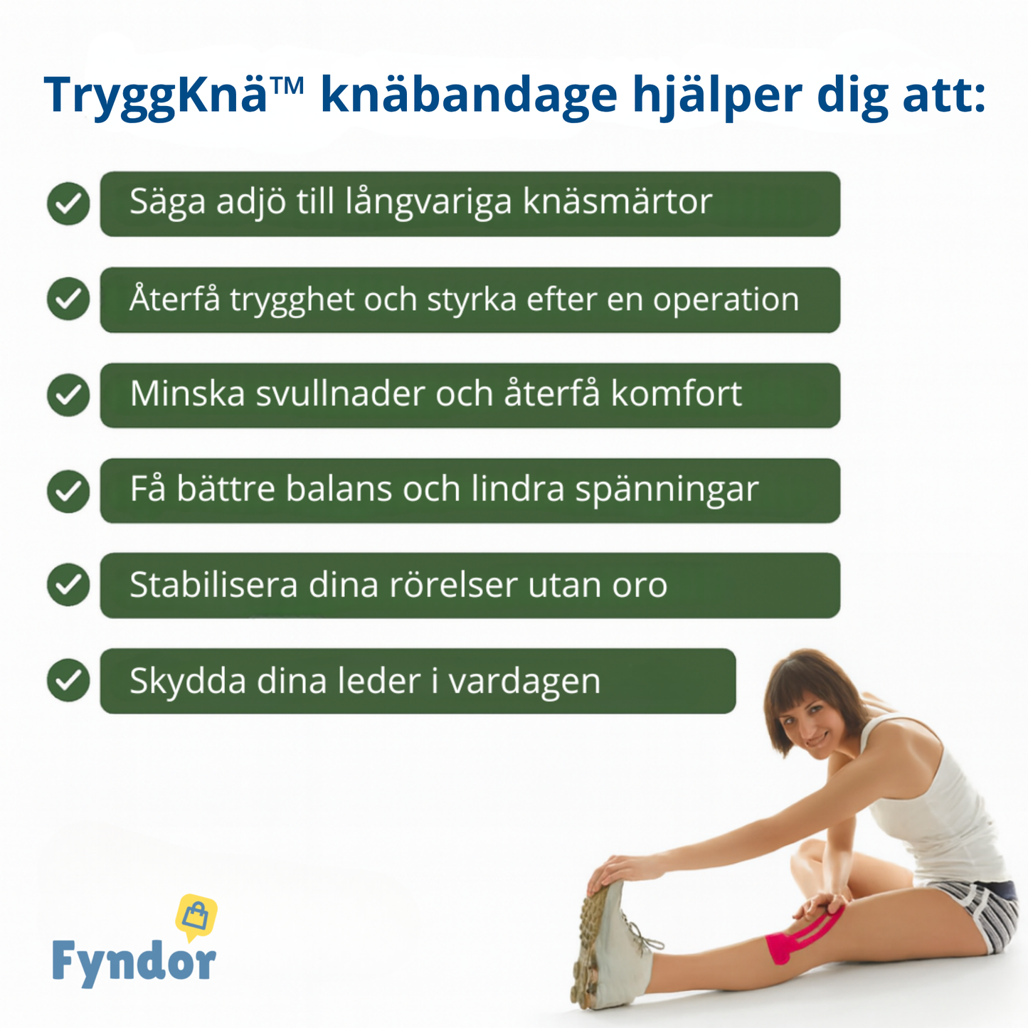 TryggKnä™ | Stabilitet och lindring i varje rörelse