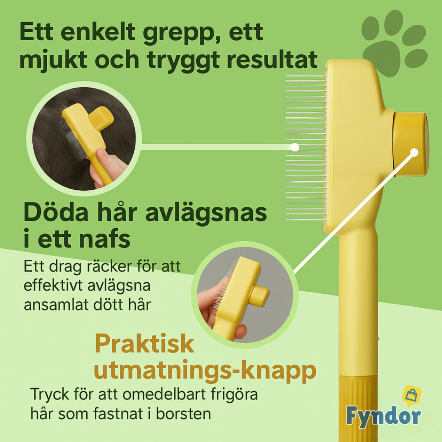 PurrBrush™ | Stoppa hårstrån – håll hemmet rent