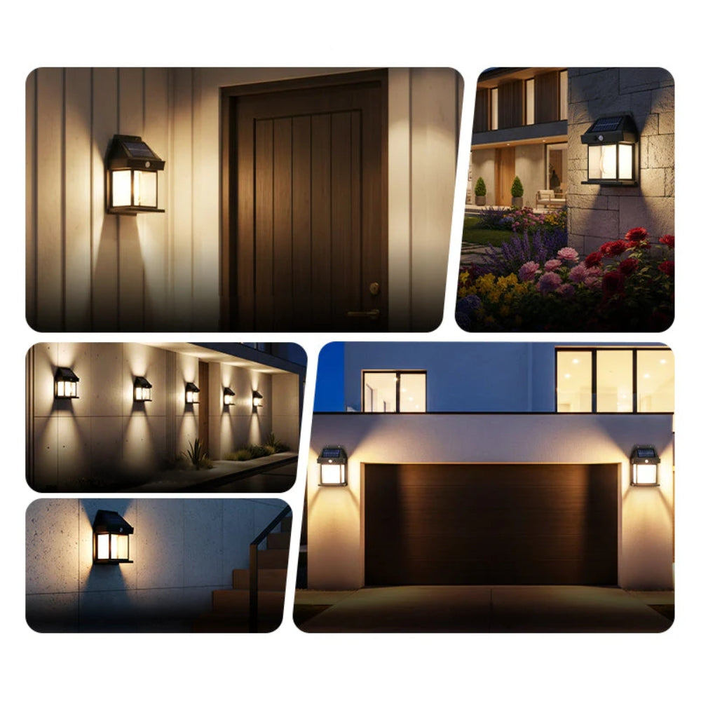 Fyndor™ solvägglampor – Hållbar belysning för din trädgård