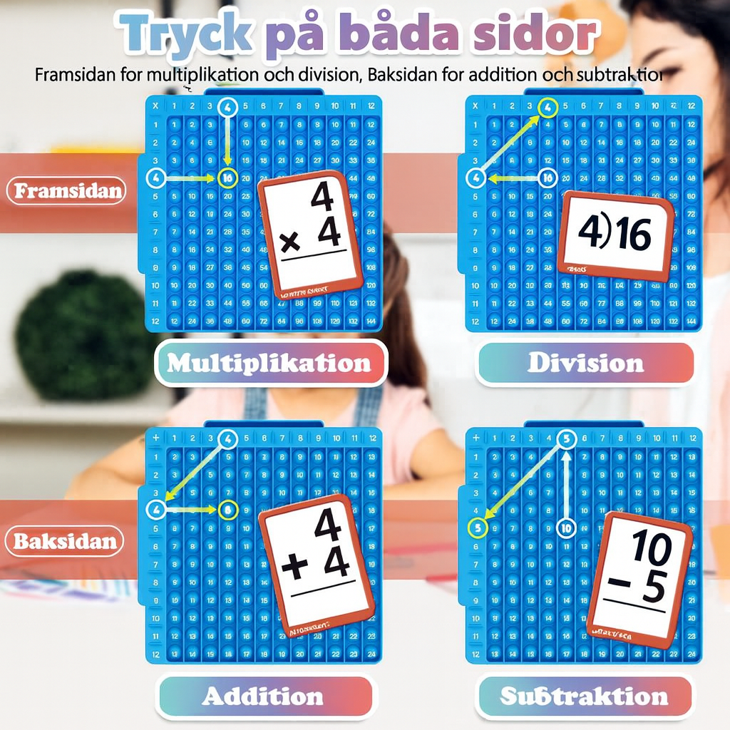MattePop Pro™  | Lär Dig Alla Räknesätt – På Ett Lekfullt & Smart Sätt!