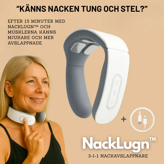 NackLugn™ 3-i-1 Nackavslappnare