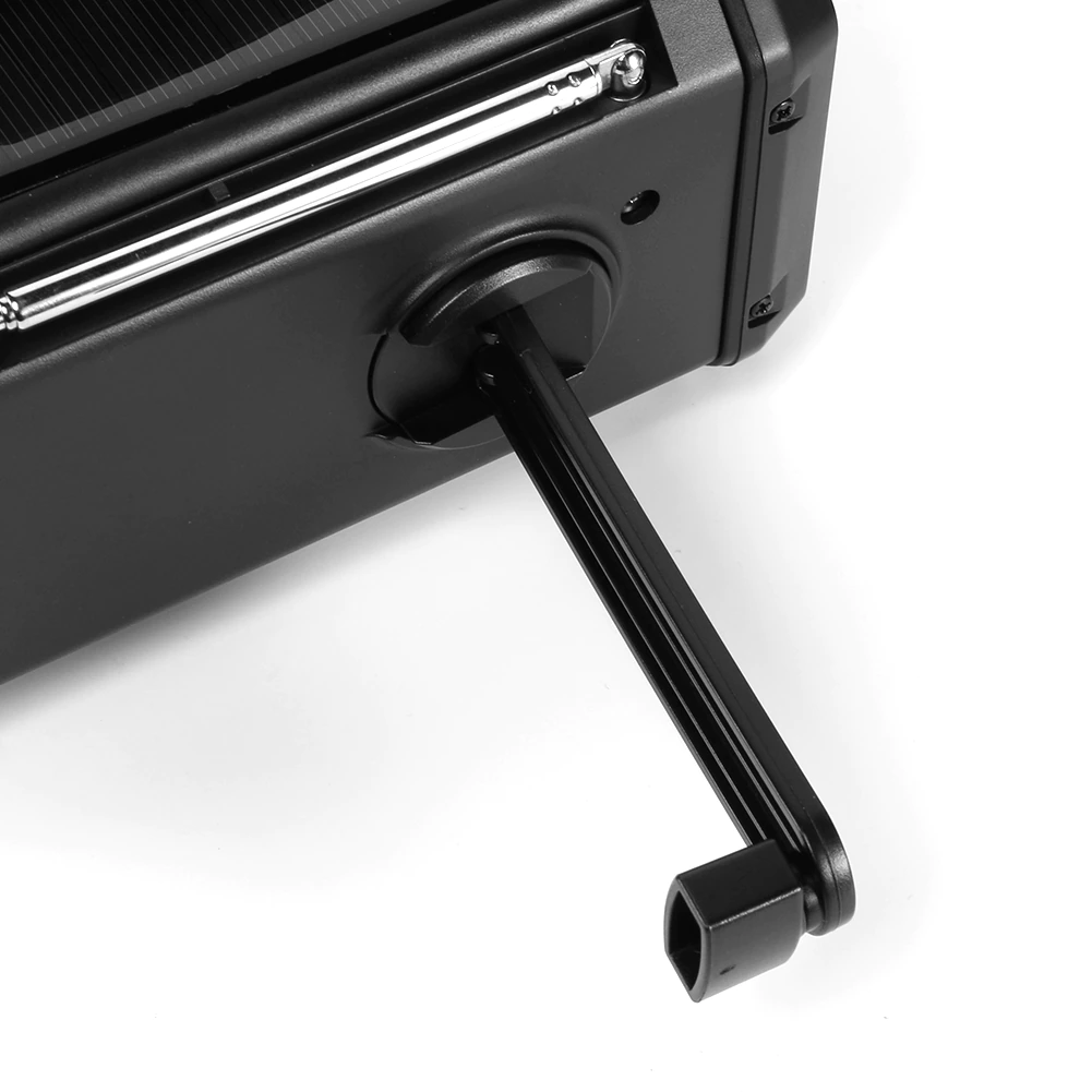 Fyndor Premium Nödradio™ | 10,000mAh inbyggd Powerbank, Lampa och Vevgenerator