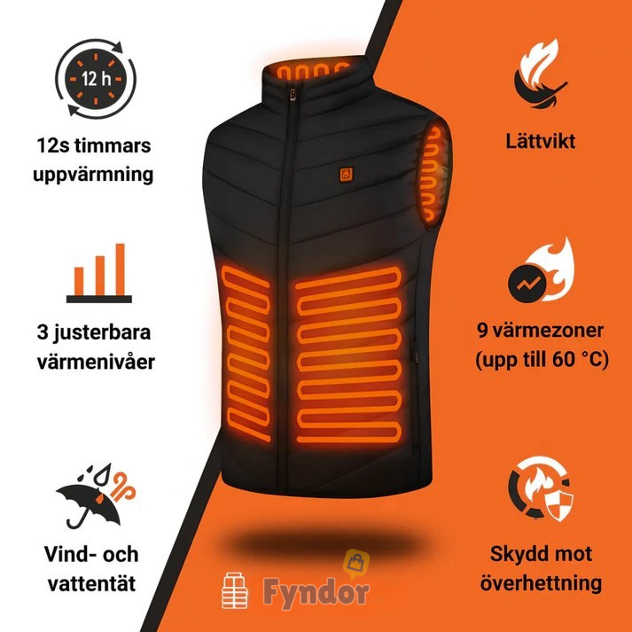 Fyndor™ | Uppvärmd Unisex-väst