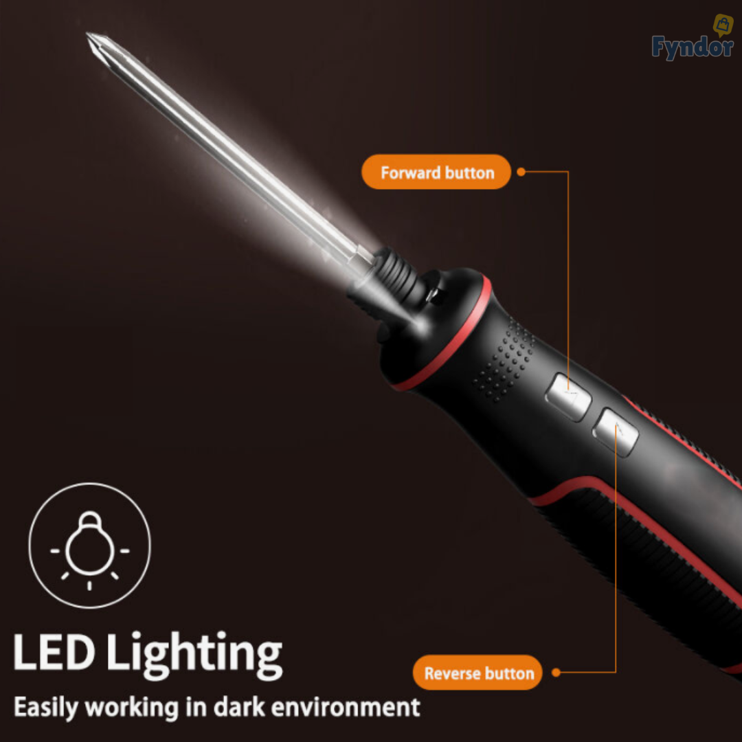 GripGo™ | Elektrisk 2-i-1-skruvmejsel för snabbare resultat