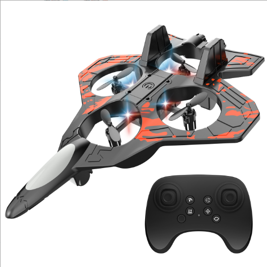 AeroStunt360™ 🔥Uppgraderat RC-stridsflygplan med 360° stunt & LED-show