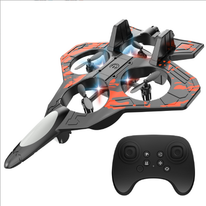 AeroStunt360™ 🔥Uppgraderat RC-stridsflygplan med 360° stunt & LED-show